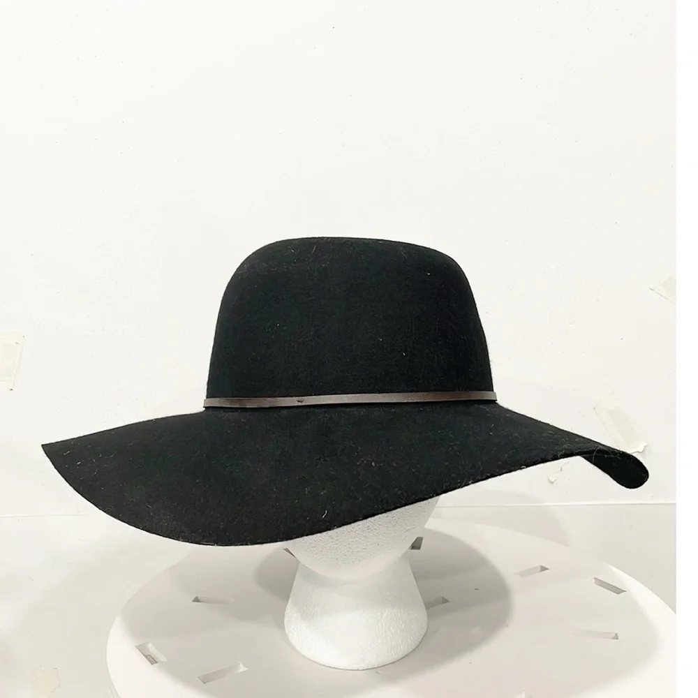 EM Women’s Hat All Wool Wide Brim‎ Western Wide Boho Country Chic
